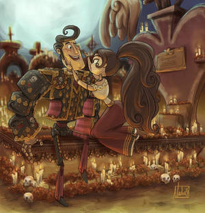 Dia de los Muertos - Manolo and Maria