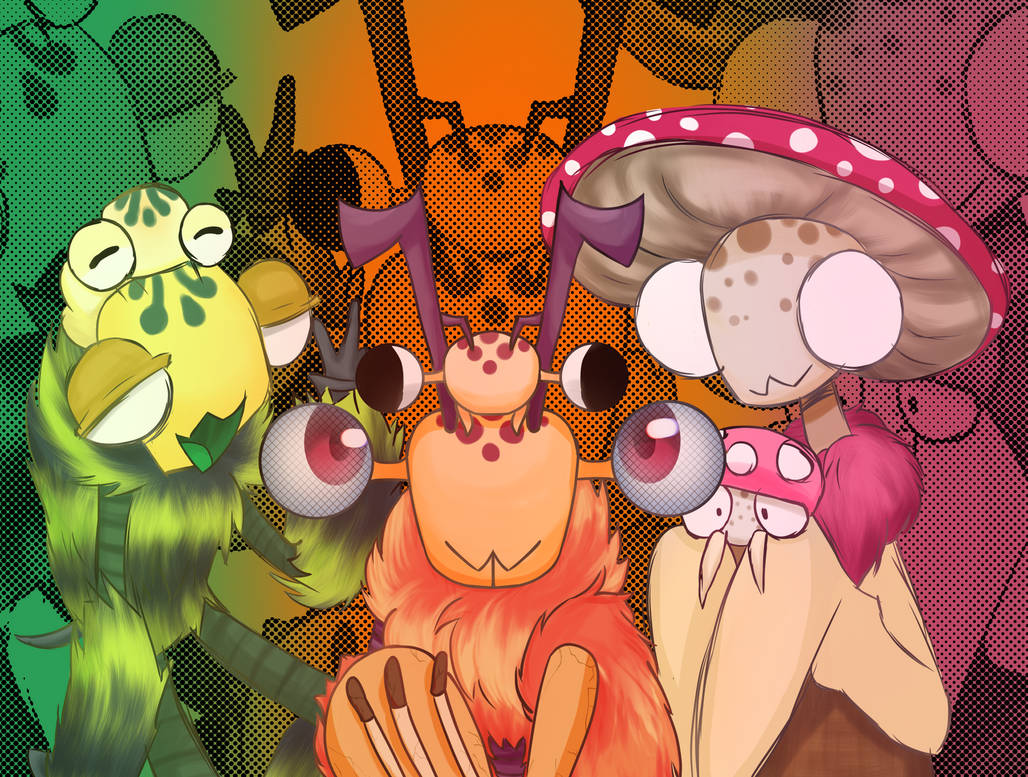 The insects and their larvae:) by Angellikanikos on DeviantArt