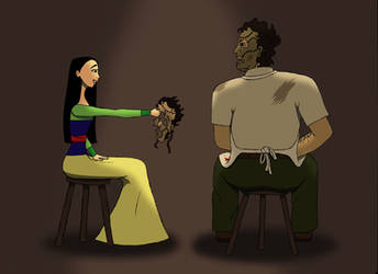 Mulan and Leatherface