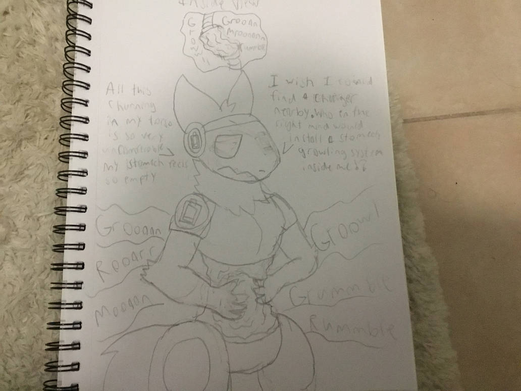 Protogen stomach growl by DaSableyeGuy on DeviantArt