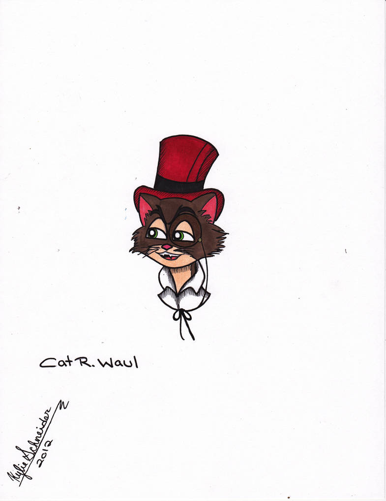 Cat R. Waul bust by Pastel-Piggy-Queen on DeviantArt