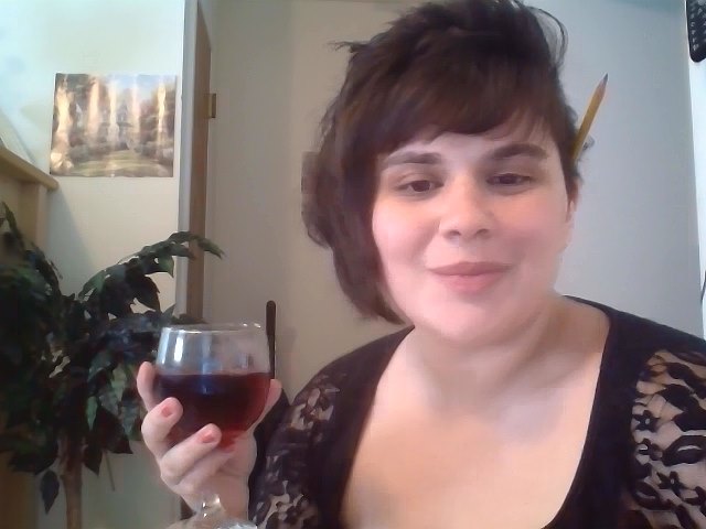 Looking Sophisticated with My Wine