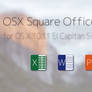 OS X Square Office Icons