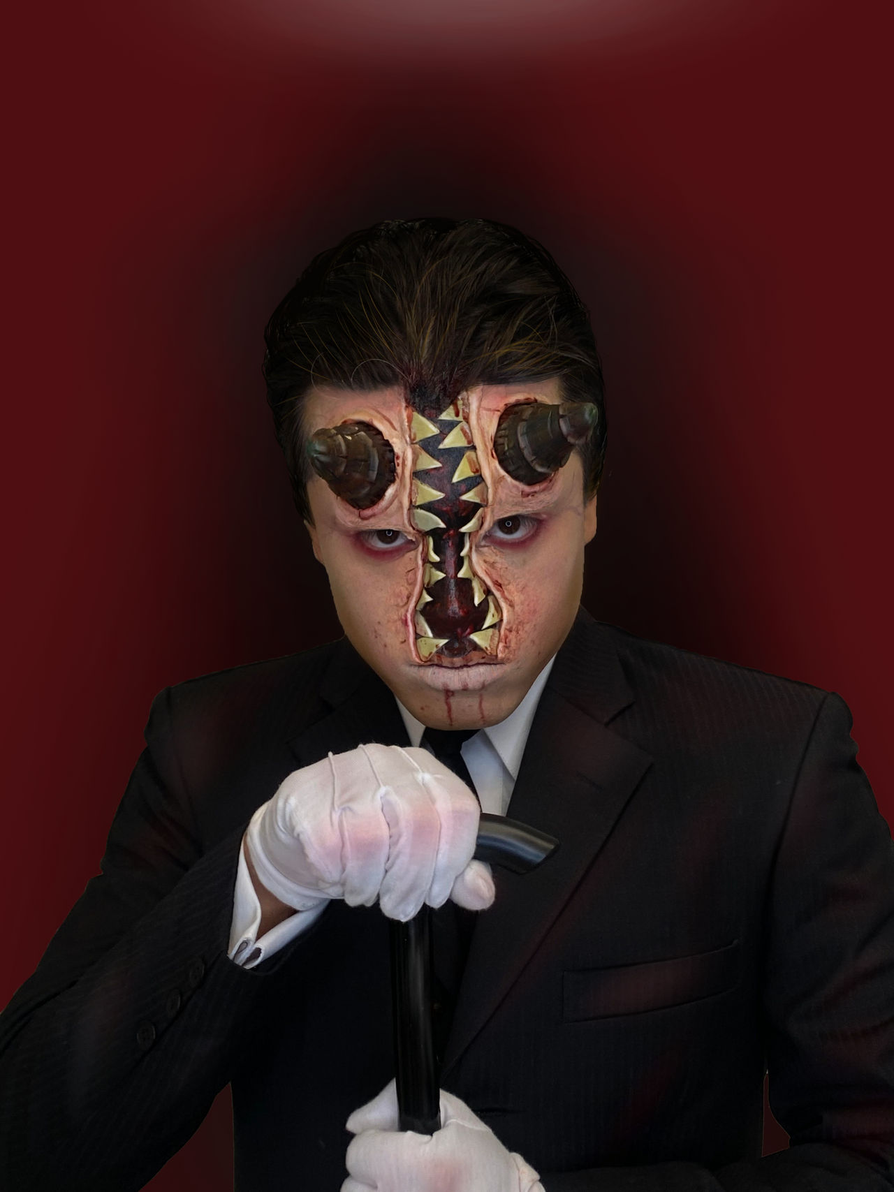 makeup with prosthetics, character Mr Nobody by zackbur on DeviantArt