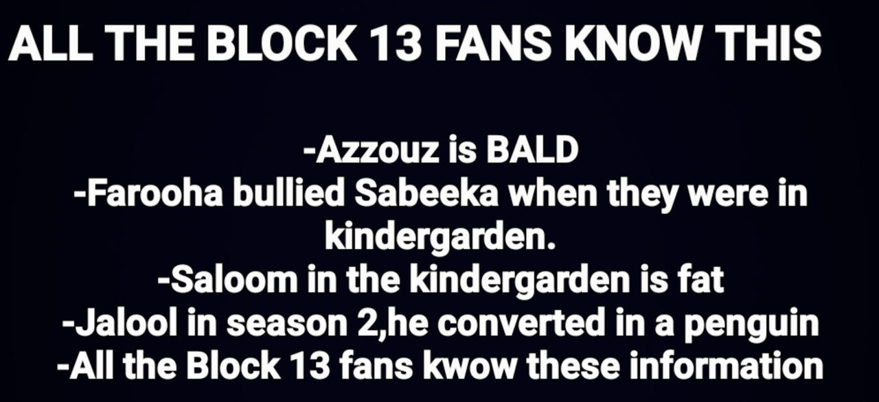 All the Block 13 fans Knowles this by bremoll392 on DeviantArt