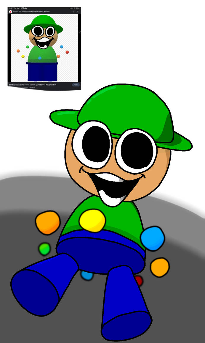 My attempt at drawing Bandu by CheeseTheFrickenCat on DeviantArt