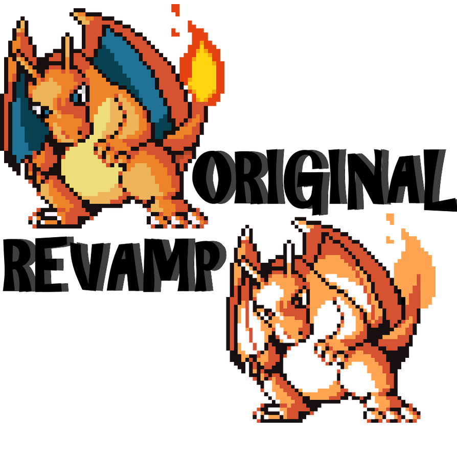 Charizard RBY Revamp by OfficialY2K on DeviantArt
