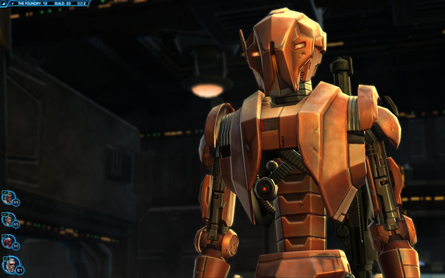 'Statement: HK-47 is ready to serve, master.'