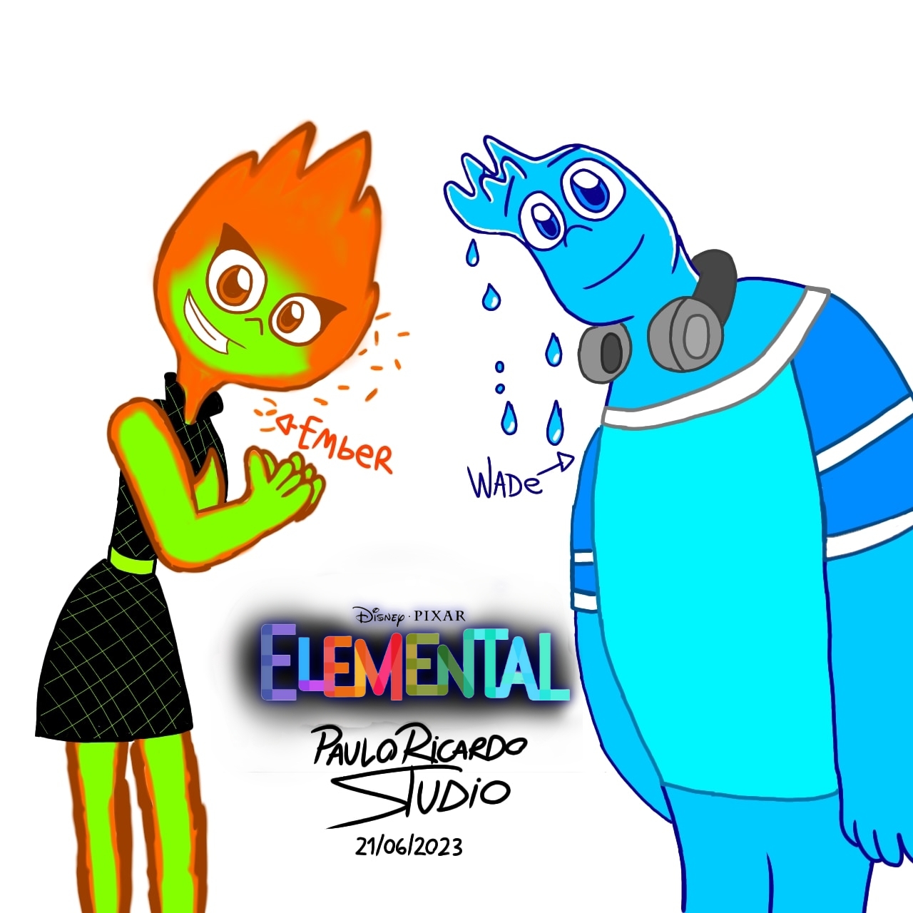 Elemental (21/06/2023) by paulaoarts2008 on DeviantArt