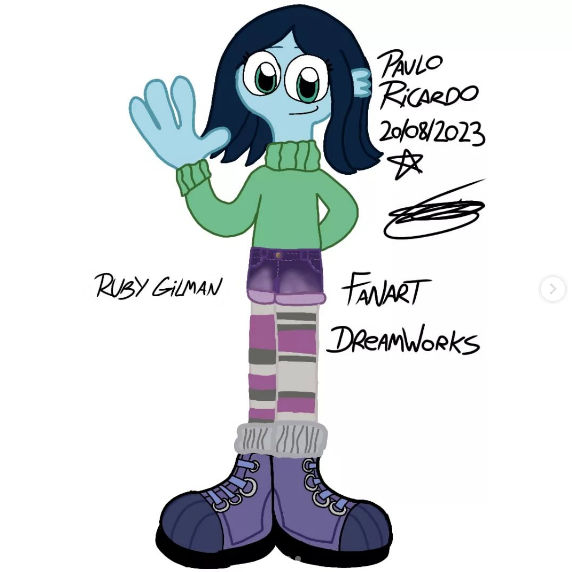 Ruby Gilman (From Ruby Gillman, Teenage Kraken) by paulaoarts2008 on ...