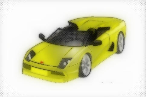 Lambo Cartoon style