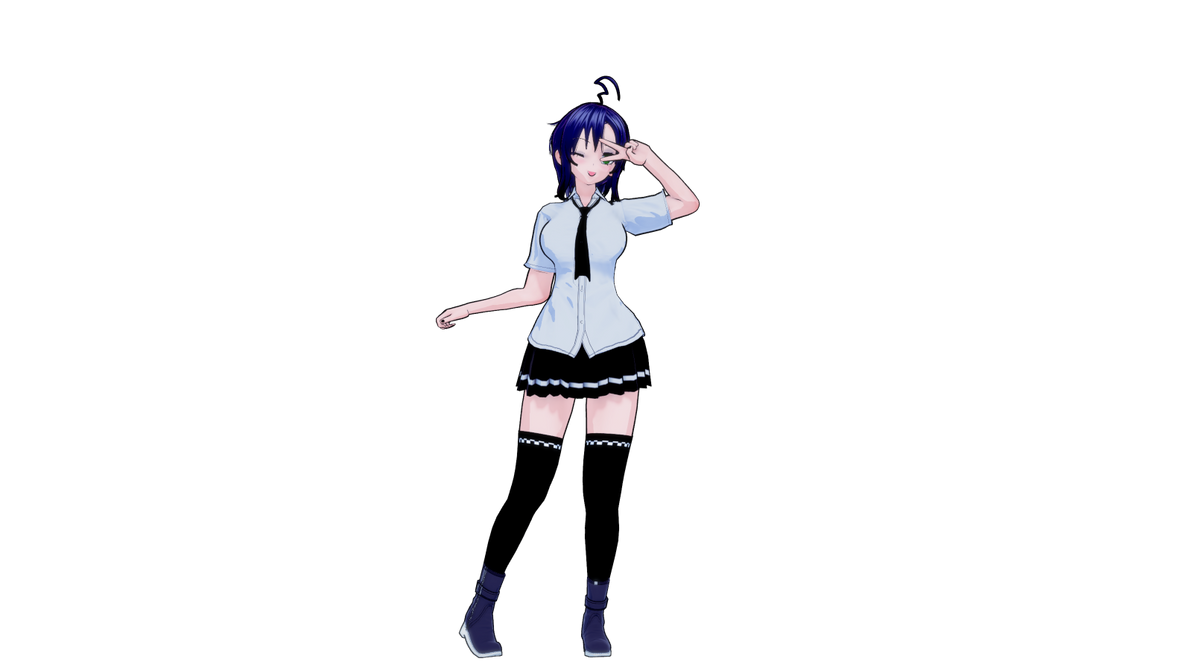 Raspberry Fox Rin Rin Render by LeafPlug on DeviantArt