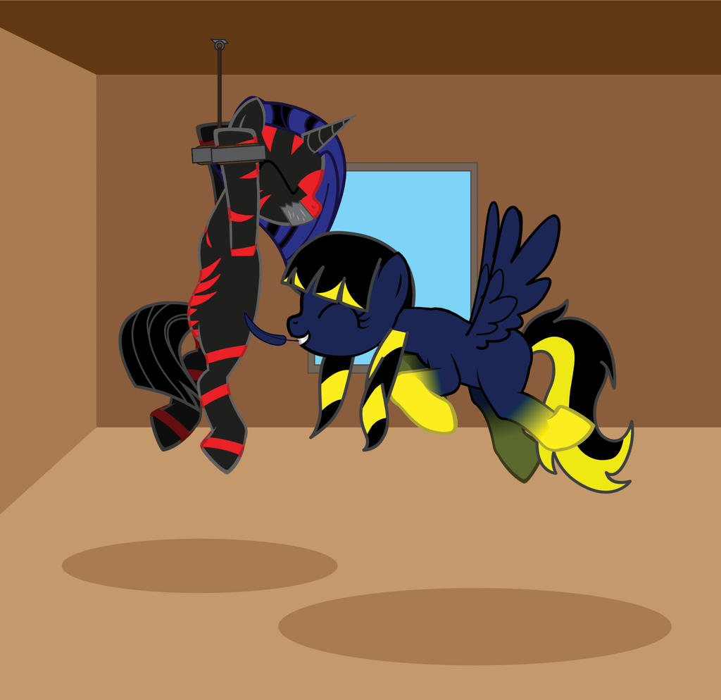 hung and tickled ( request for ShadowThunder2)