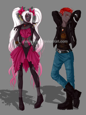 OPEN 1/2 Set price Adopt Drow by YuiChi-tyan OPEN 1/2 Set price Adopt Drow by YuiChi-tyan