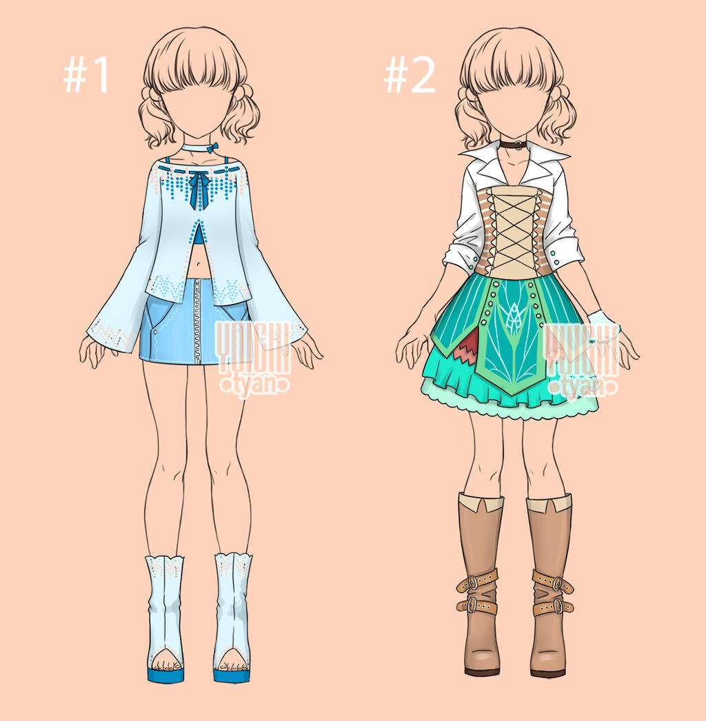 closed] Auction Outfit kawaii Adopt 5-6 by YuiChi-tyan on DeviantArt