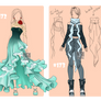 [closed] Auction famale Outfits (172-174)