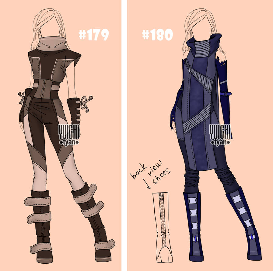 closed] Auction post apocalypse Outfit 179-180 by YuiChi-tyan on DeviantArt