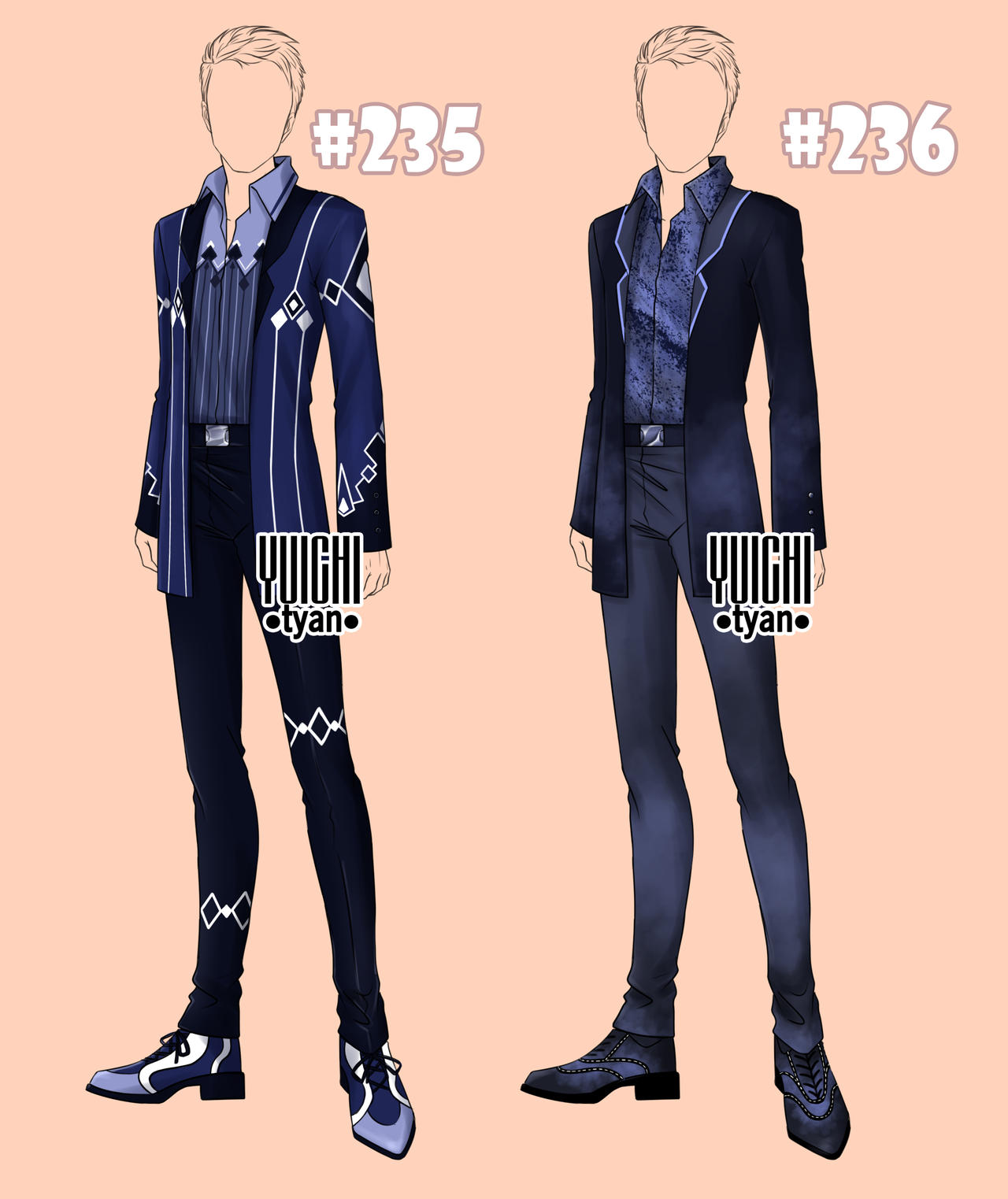 [1/2 open] male adopt Outfits 235-236 by YuiChi-tyan on DeviantArt