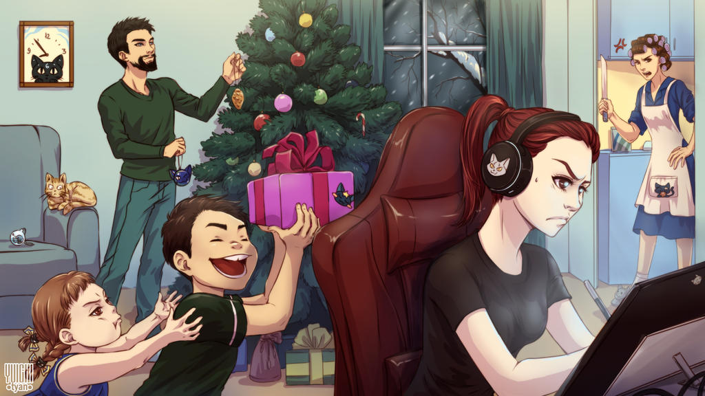 New Year S Bustle By Yuichi Tyan On Deviantart