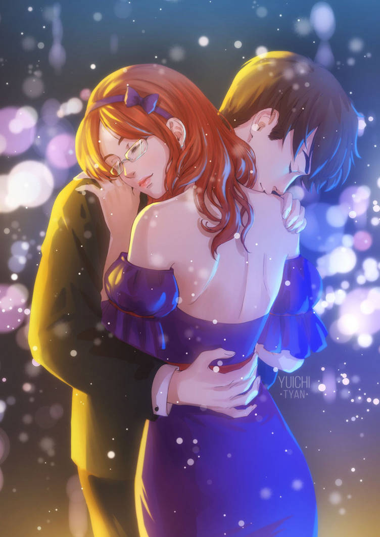 Anime couple kiss by mystic-pUlse on DeviantArt
