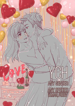 closed auction YCH valentine's day