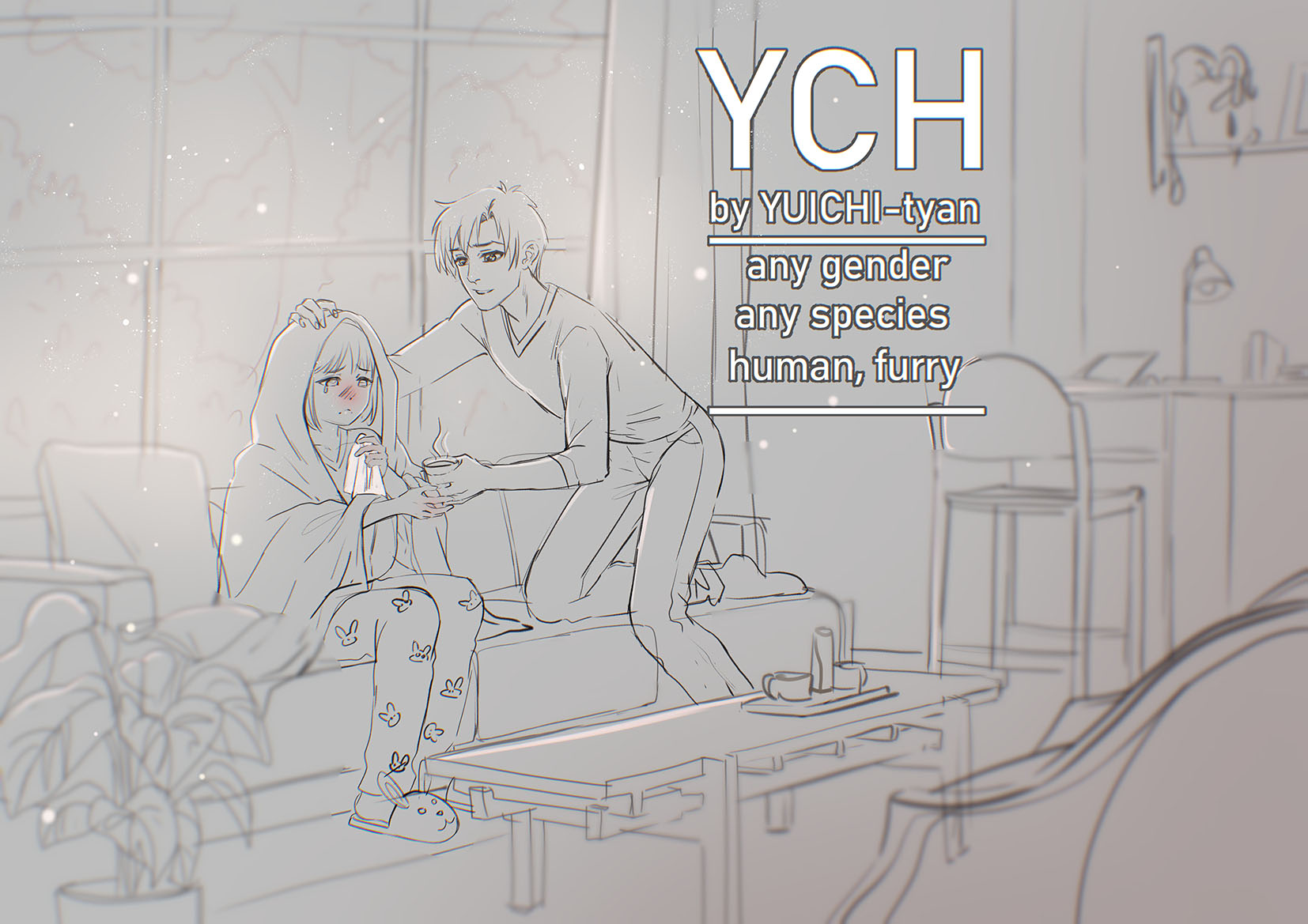 closed YCH couple care during illness