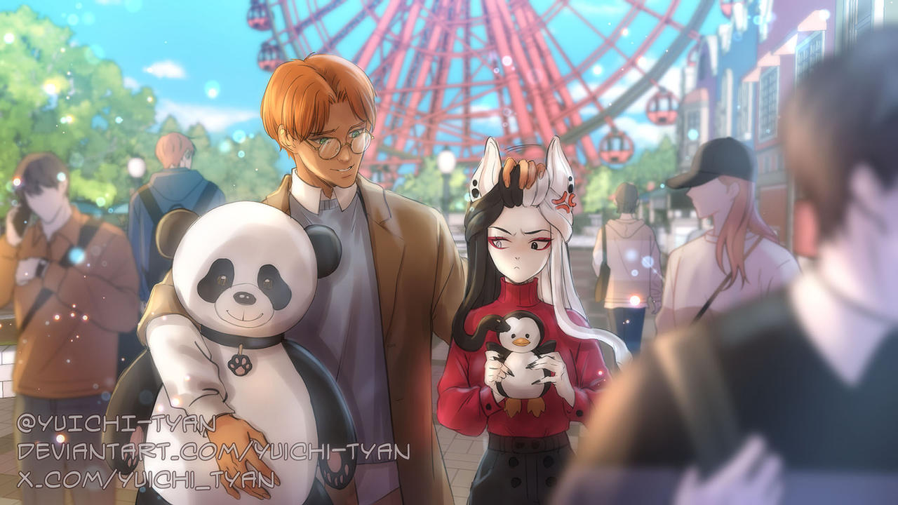 finished YCH at the amusement park