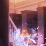 finished YCH magic in the library