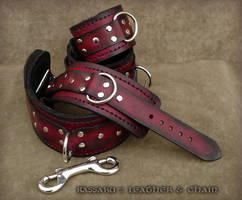 Crimson Cuffs Set