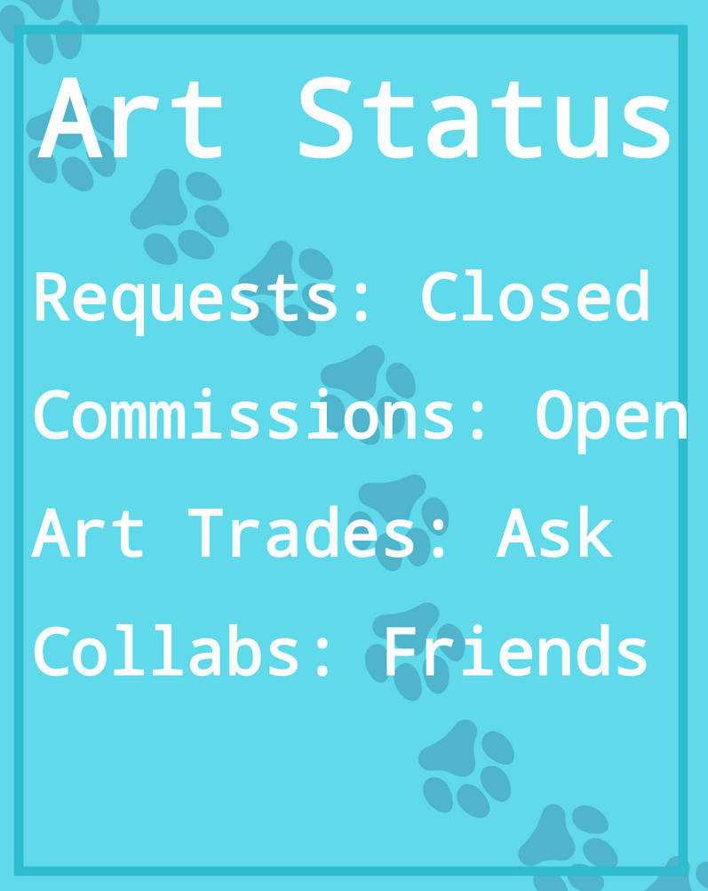 Art Status by StormyPup12 on DeviantArt