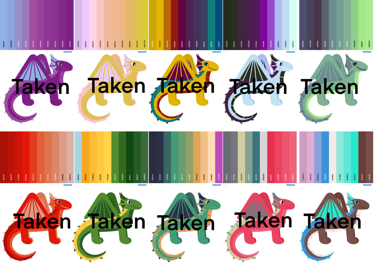 CLOSED random color palette rainwing adopts :3