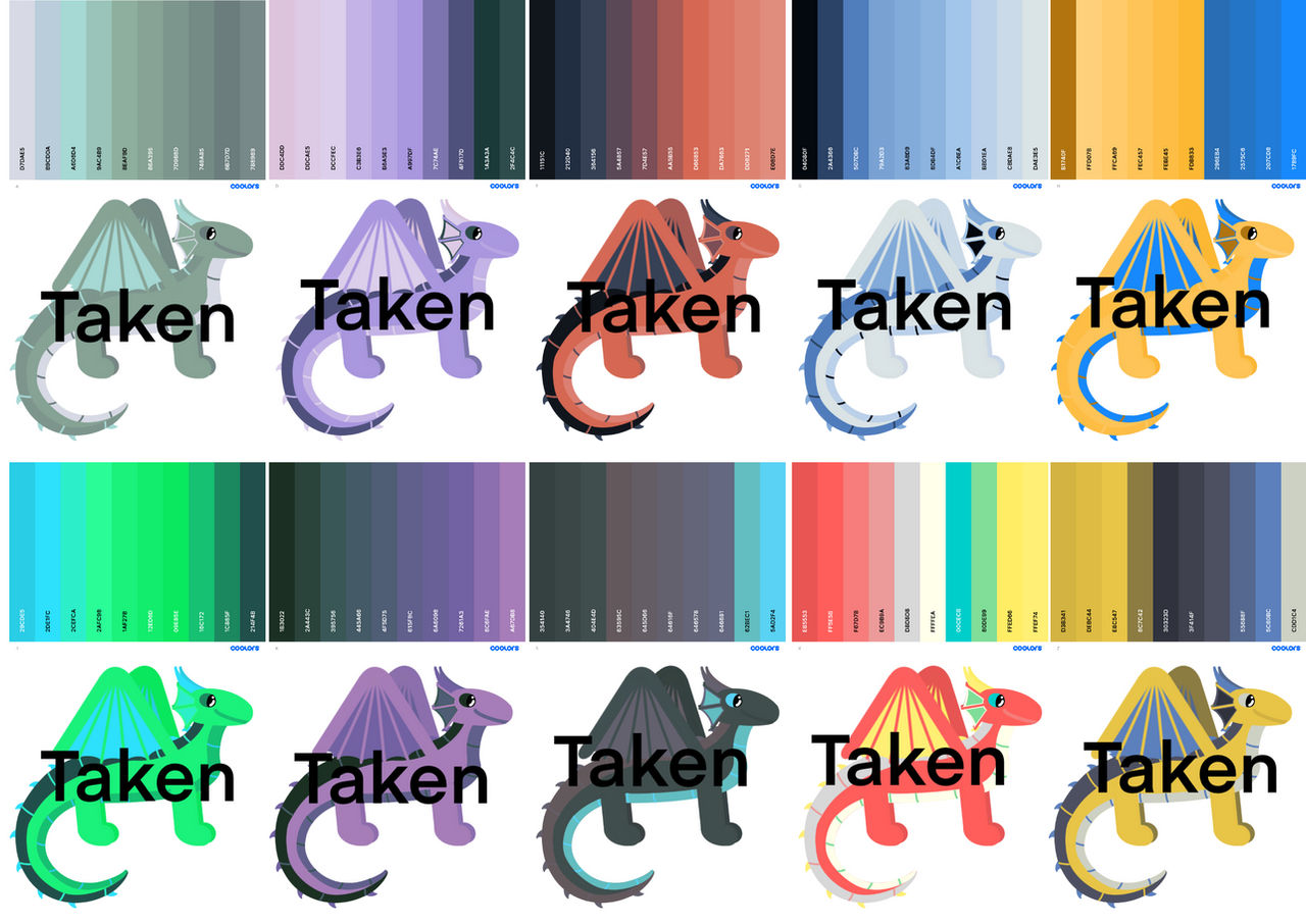 CLOSED random color palette rainwing adopts3 :3