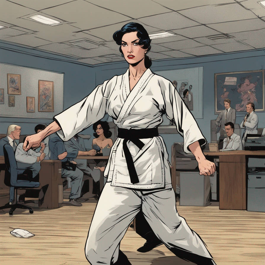 Diana Prince Karate Chop Man