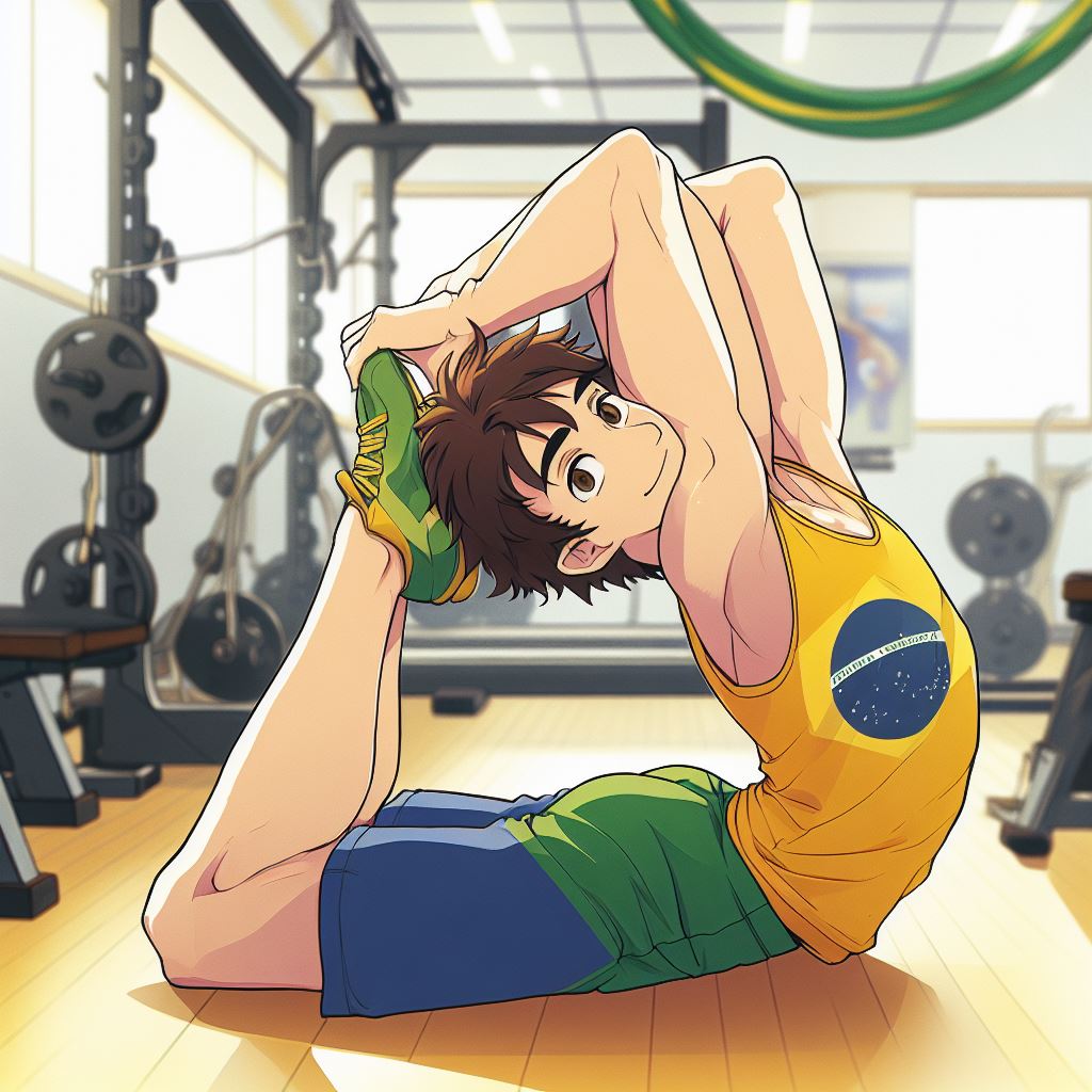 Anime Male Contortion by Yohi434 on DeviantArt