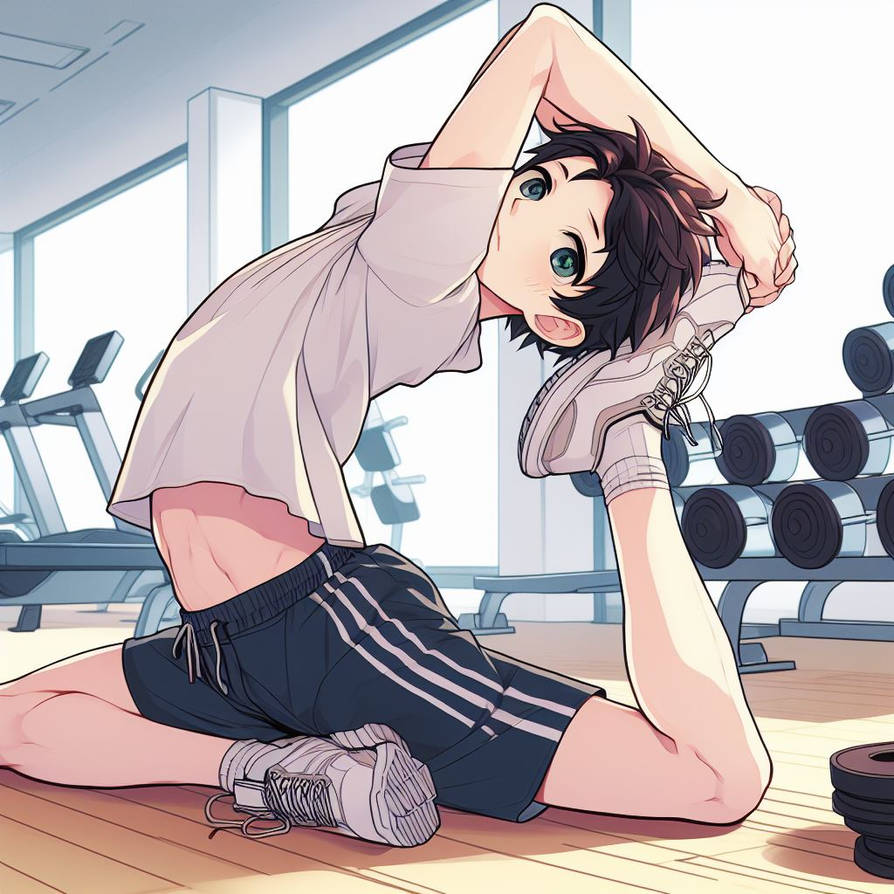 Anime Male Contortion by Yohi434 on DeviantArt