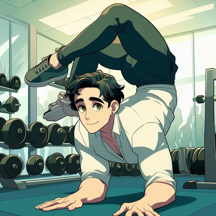 Anime Male Contortion by Yohi434 on DeviantArt