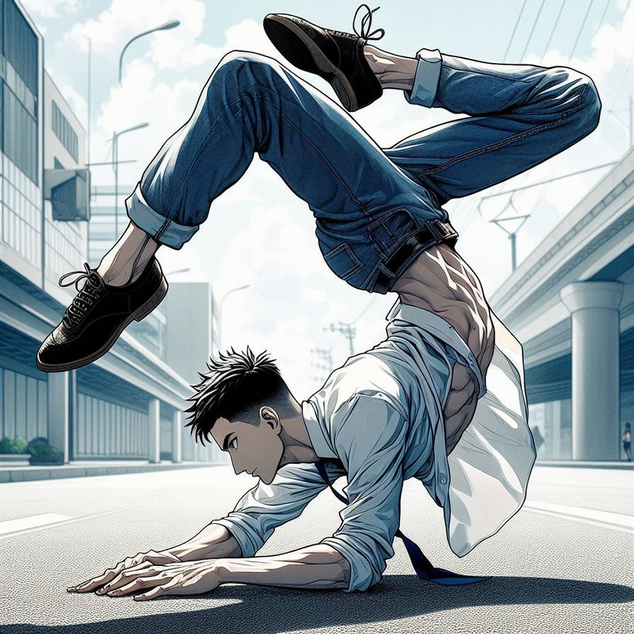 Anime Male Contortion by Yohi434 on DeviantArt