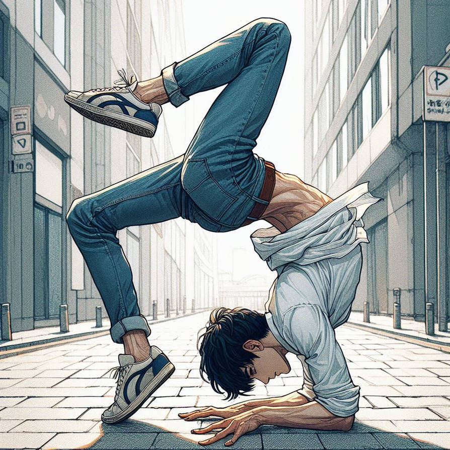 Anime Male Contortion by Yohi434 on DeviantArt