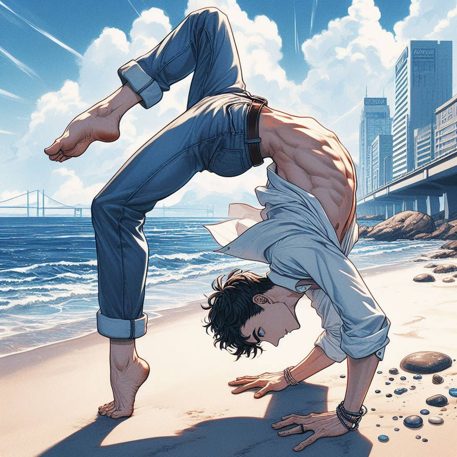 Anime Male Contortion by Yohi434 on DeviantArt