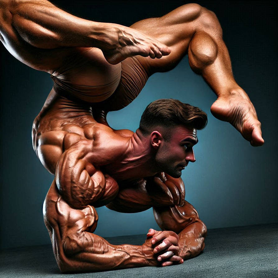 Contortion Bodybuilding Male Contortion by Yohi434 on DeviantArt