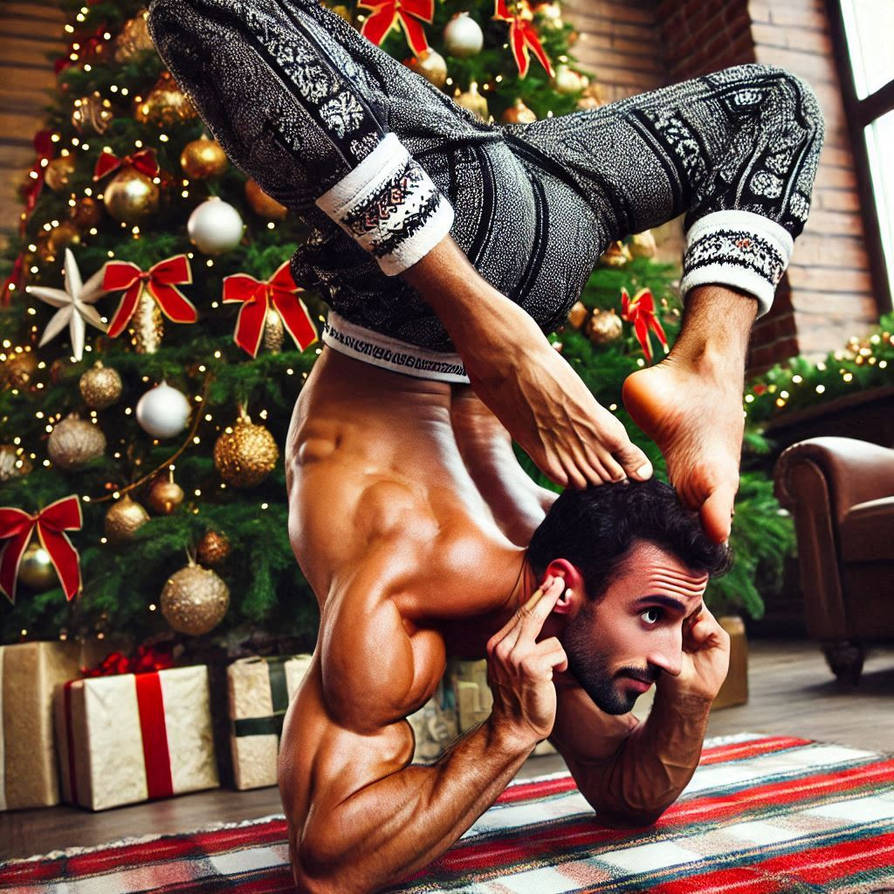 Holiday Contortion Male Contortion Christmas by Yohi434 on DeviantArt