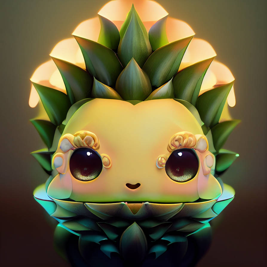 chibi pineapple by EllysWorldOfArt on DeviantArt