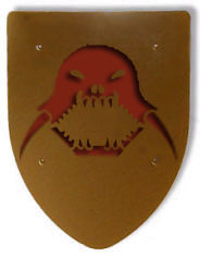 Gorgar Skull on a Shield