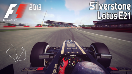 F1 2013 | A Lap Of Silverstone | Lotus E21 |