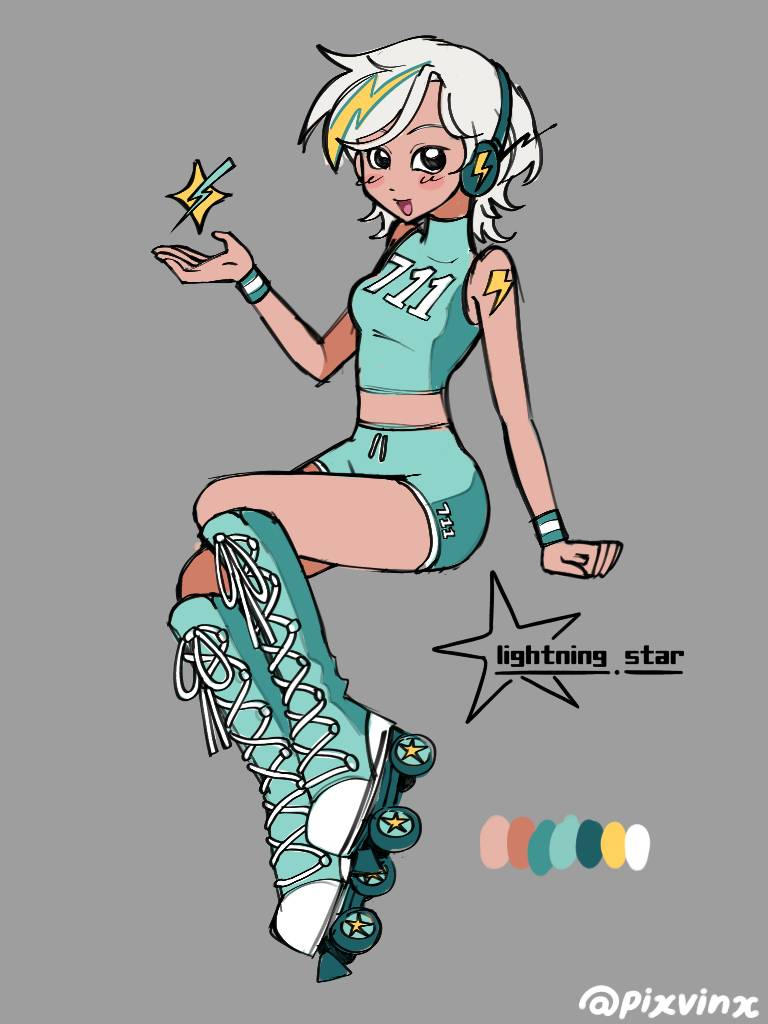 Lightning star (concept) by pixvinzx on DeviantArt