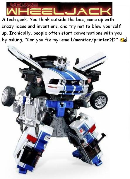 You are Wheeljack