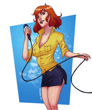 April O'Neil pinup