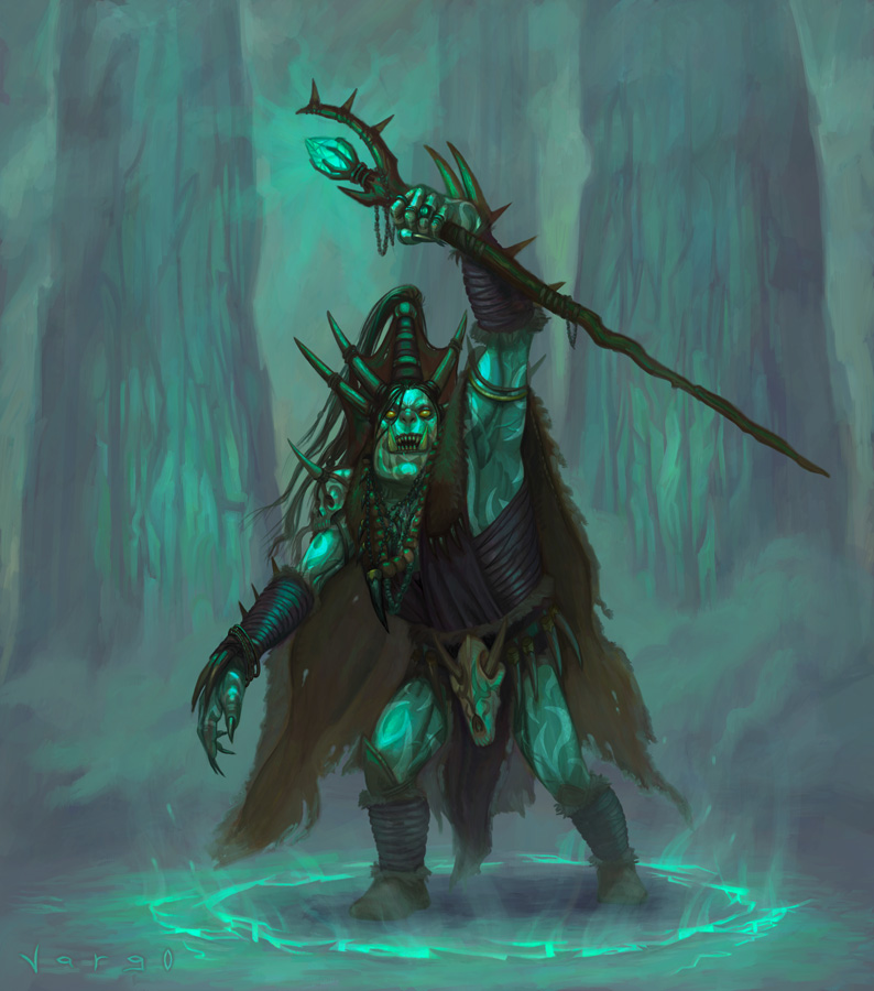 Orc Shaman by DavidVargo