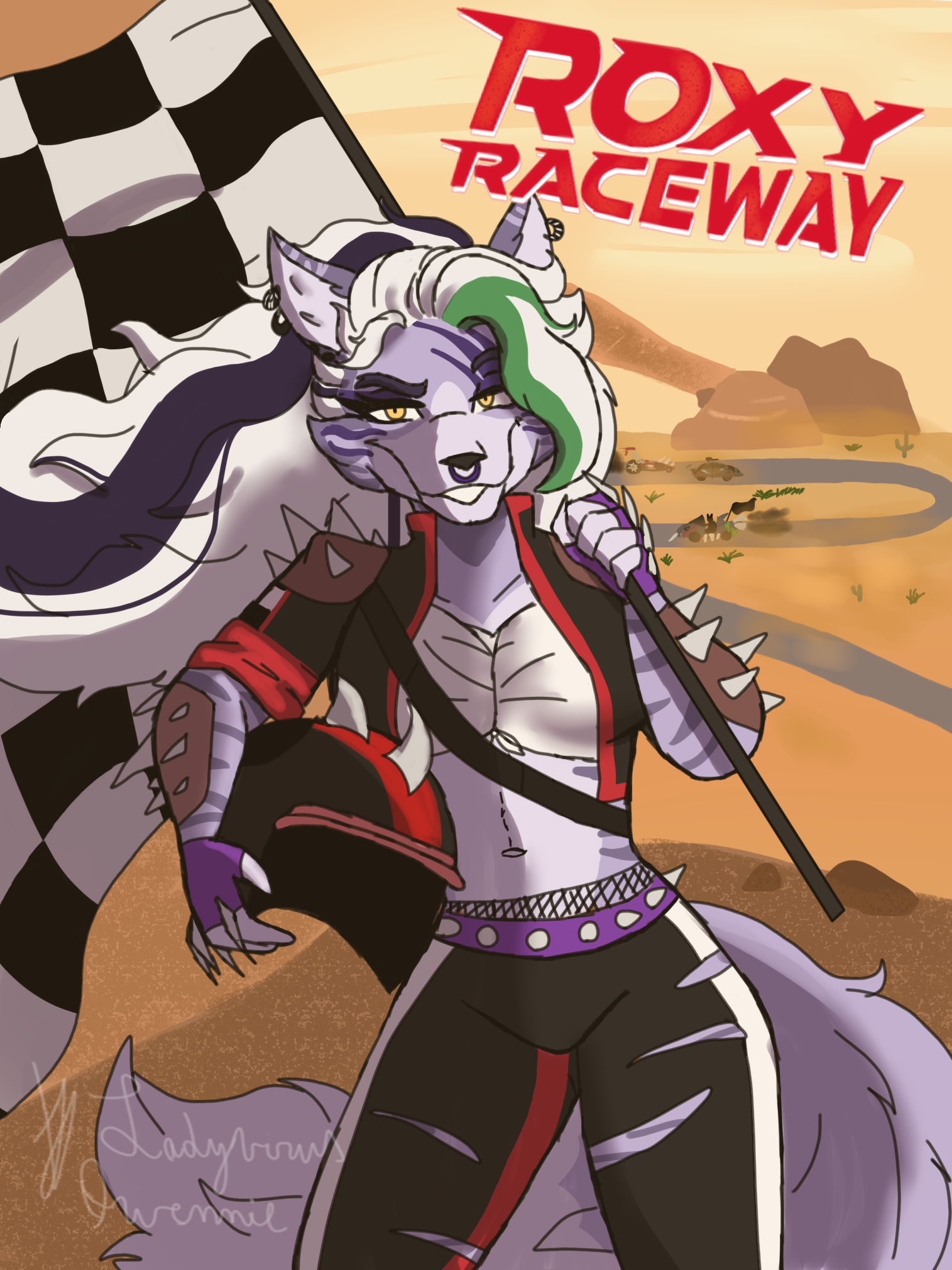 Fnaf Roxy Raceway Poster FNAFVIRUSAU_Roxy's Raceway Poster by Lady-Virus on DeviantArt