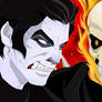 Ghost Rider. Johnny Blaze vs Blackheart Fight.